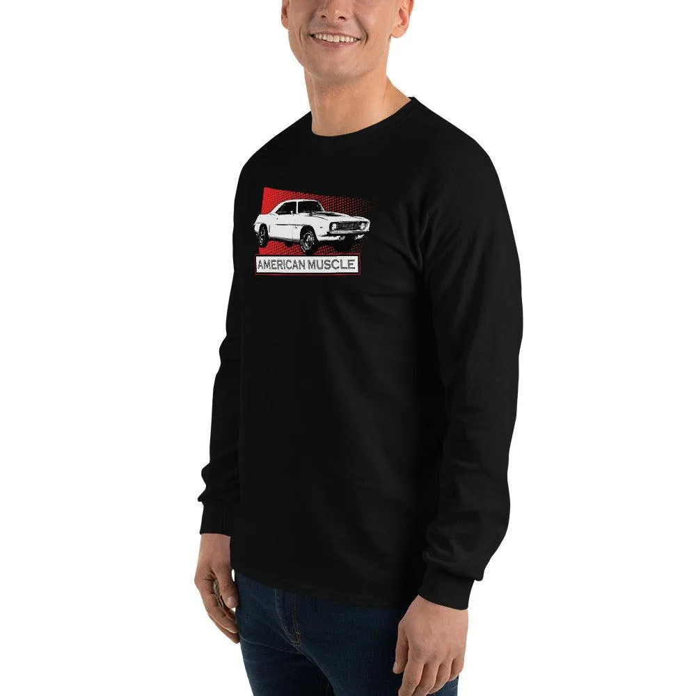 1969 Camaro Long Sleeve Shirt With Retro Design