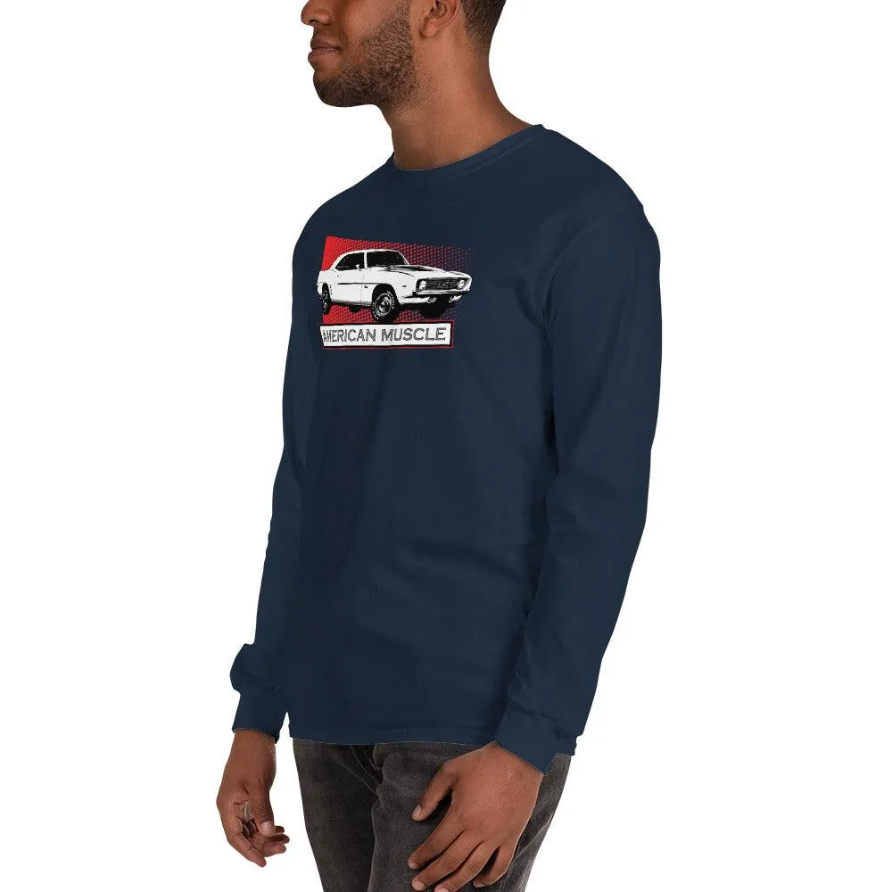 1969 Camaro Long Sleeve Shirt With Retro Design