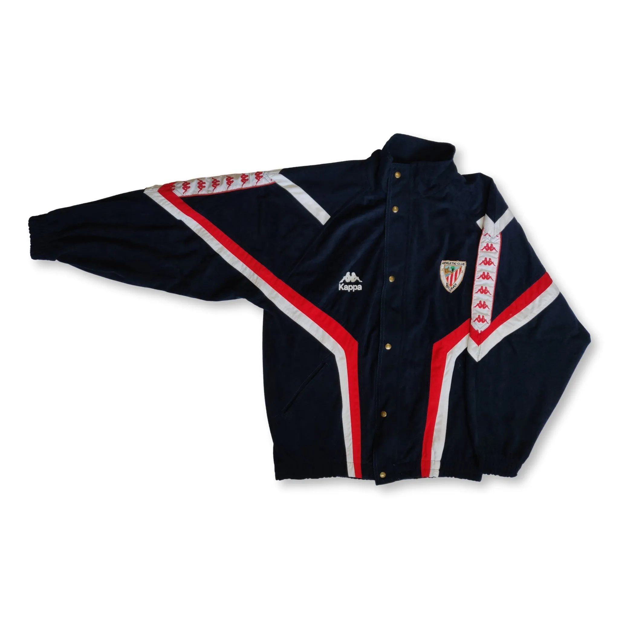 1997-98 navy Athletic Bilbao Kappa track jacket