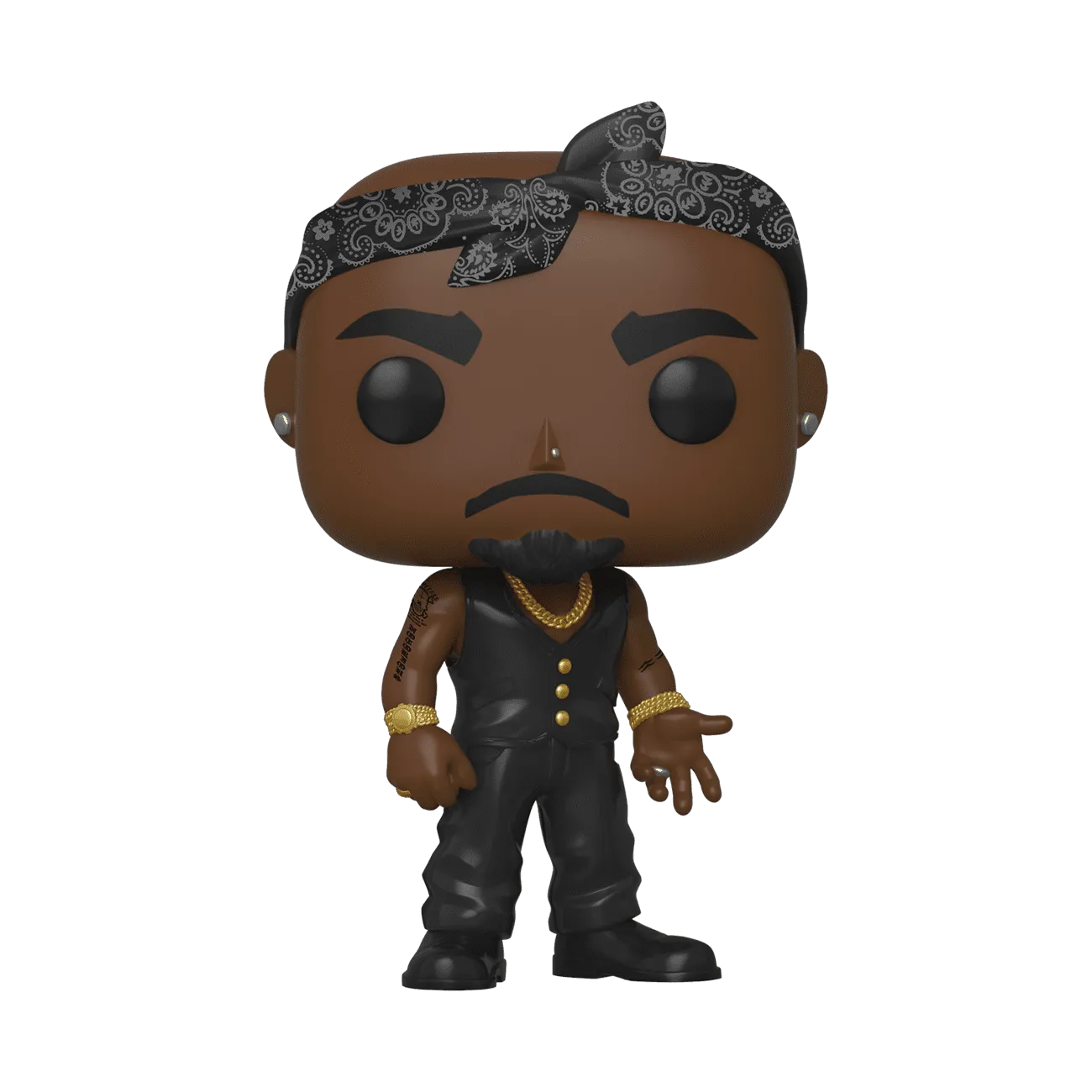 2PAC W/ VEST AND BANDANA FUNKO POP! ROCKS FIGURE