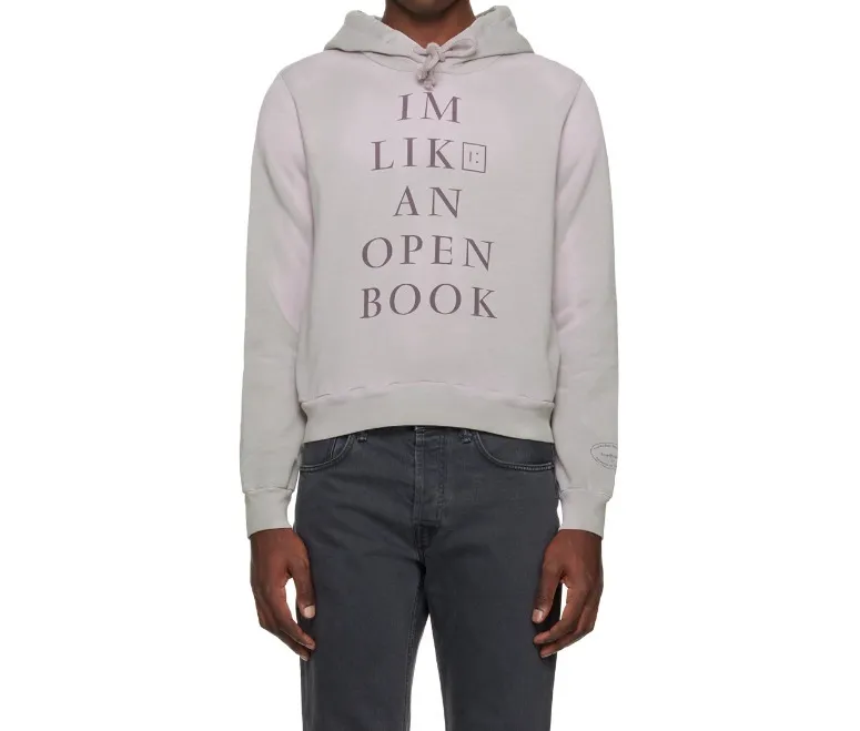 Acne Studios  |Unisex Street Style Cotton Logo Designers Hoodies