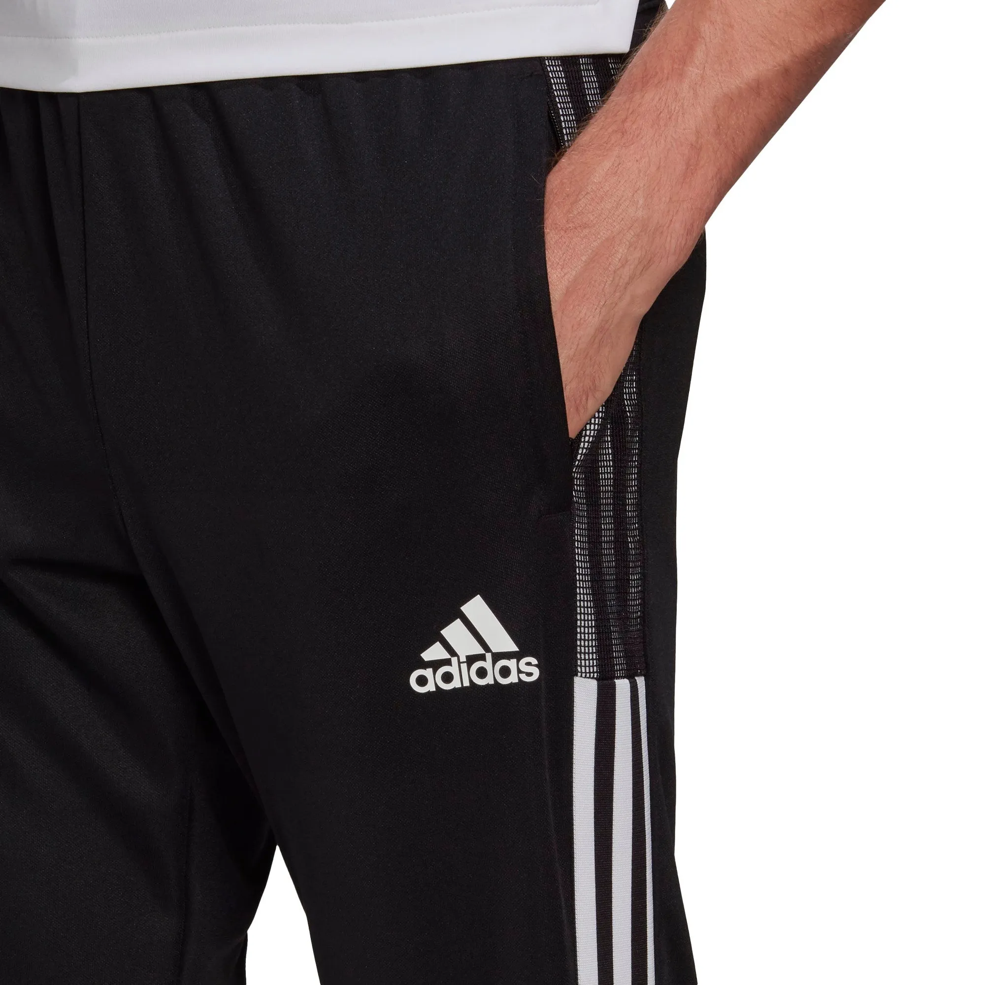 Adidas Adult Tiro 21 Track Pants (Black/White)