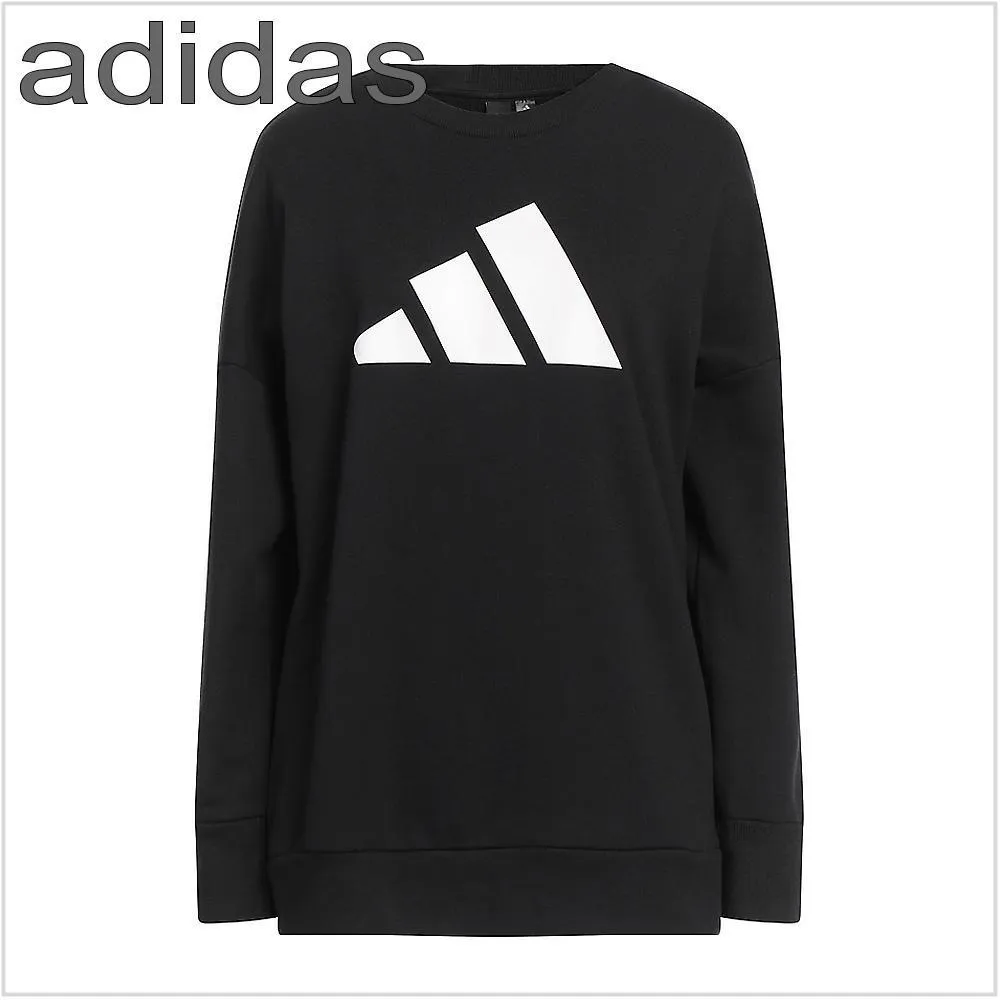 adidas  |Street Style Long Sleeves Logo Hoodies & Sweatshirts