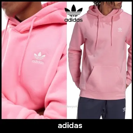 adidas  |Street Style Plain Logo Hoodies