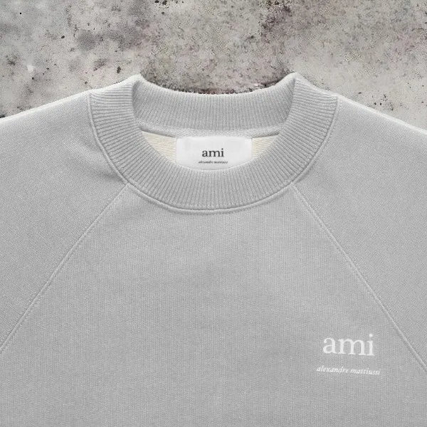 AMI PARIS  |Unisex Street Style Logo Hoodies & Sweatshirts