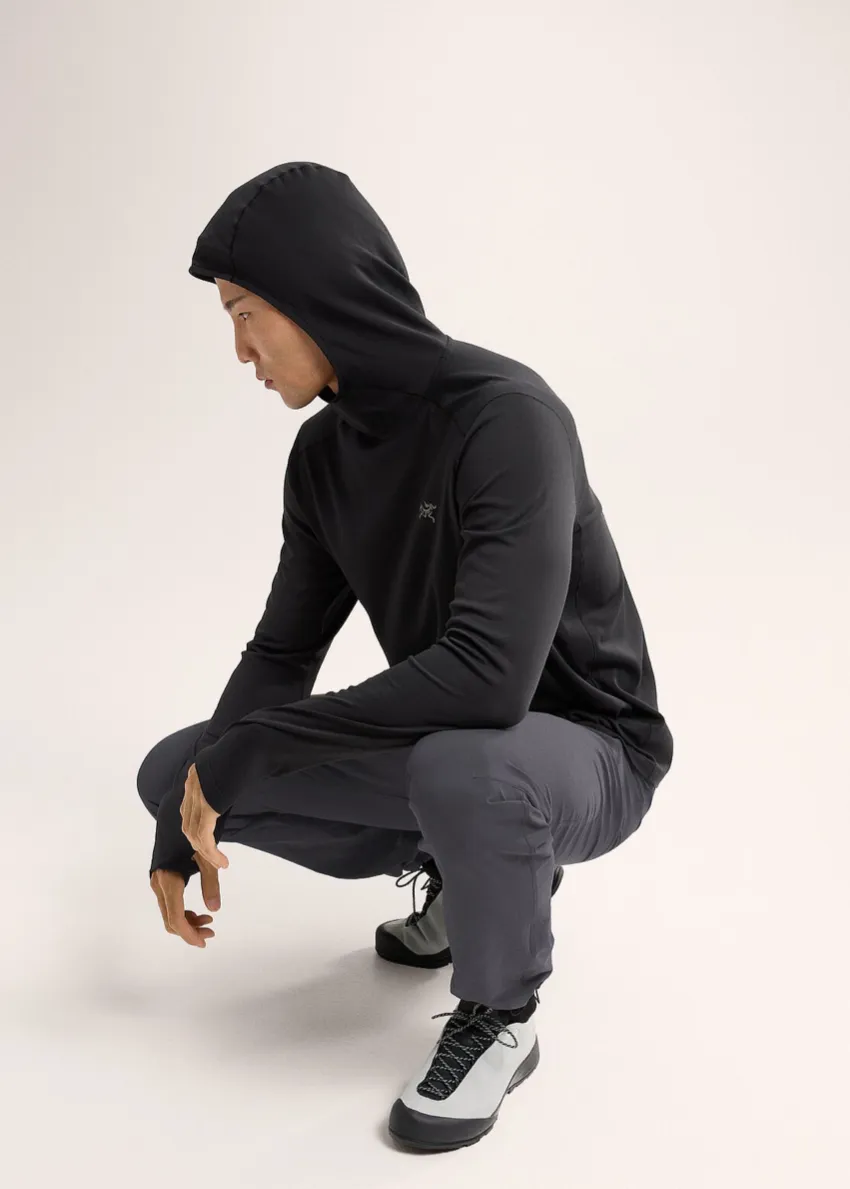 ARC'TERYX  |Long Sleeves Plain Khaki Logo Outdoor Hoodies