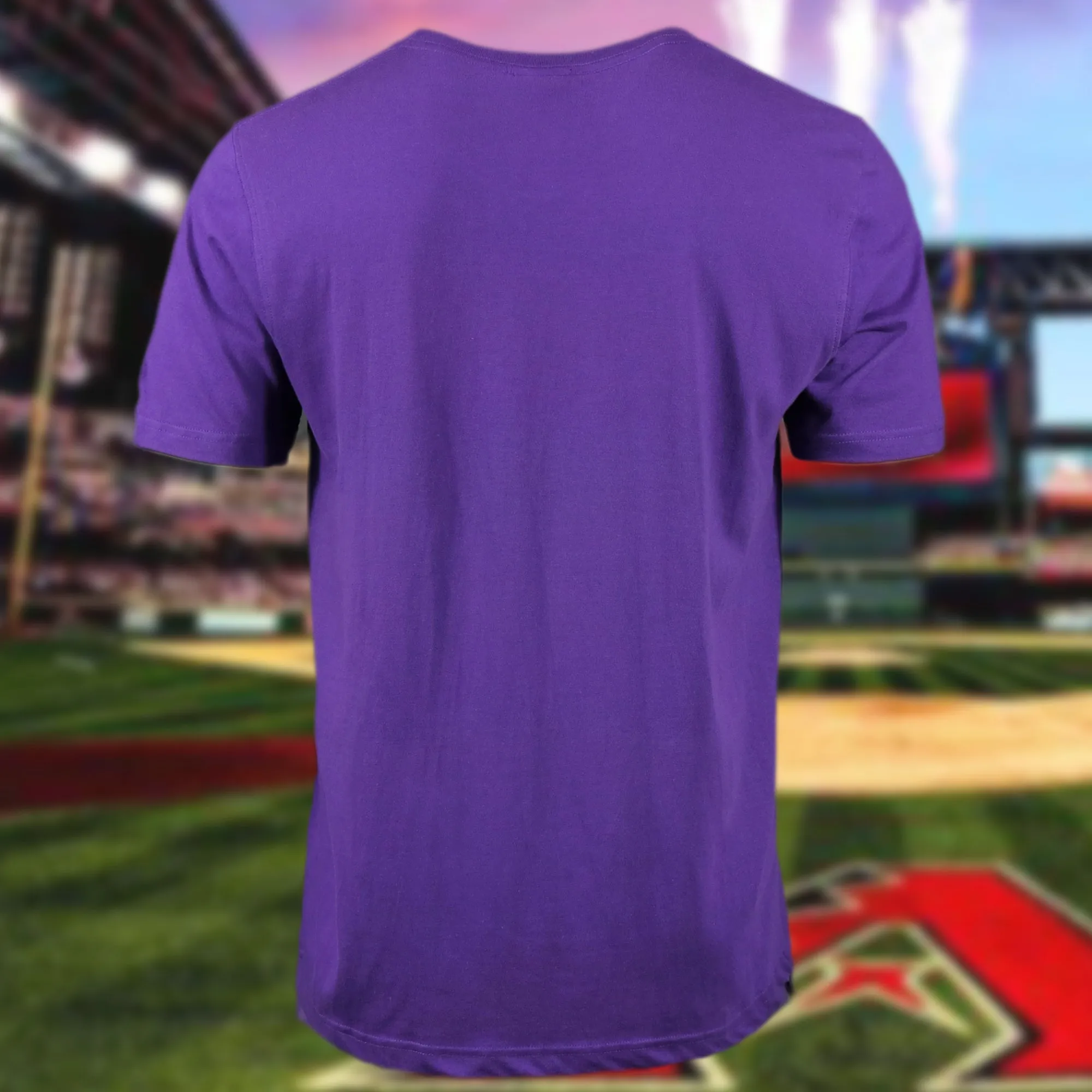 Arizona Diamondbacks City Cluster 59Fifty Fitted Matching Purple T-Shirt