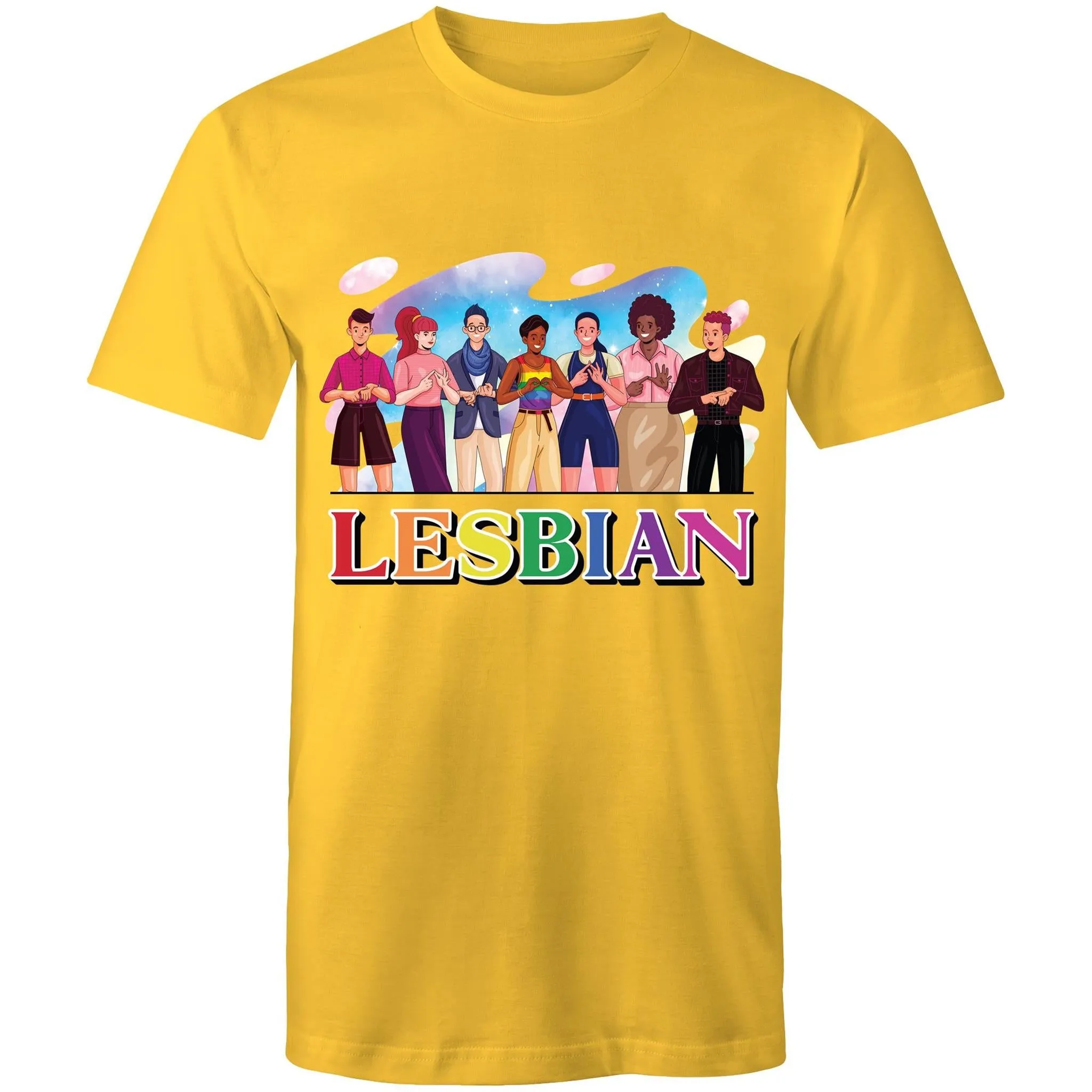 Auslan LESBIAN T-Shirt Unisex (L020)