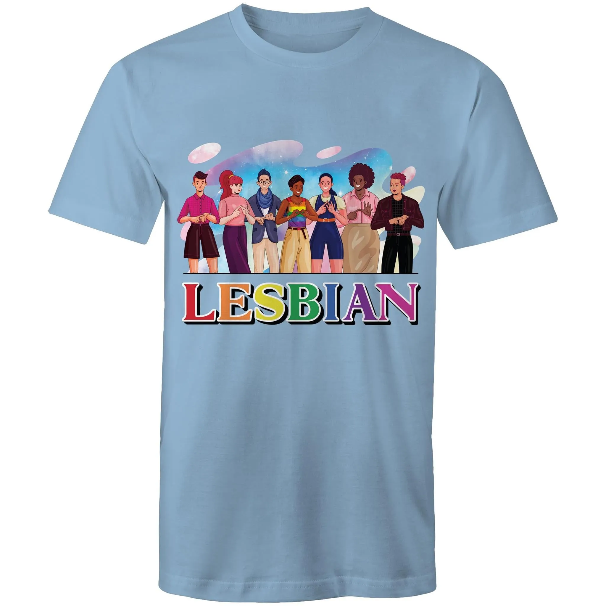 Auslan LESBIAN T-Shirt Unisex (L020)