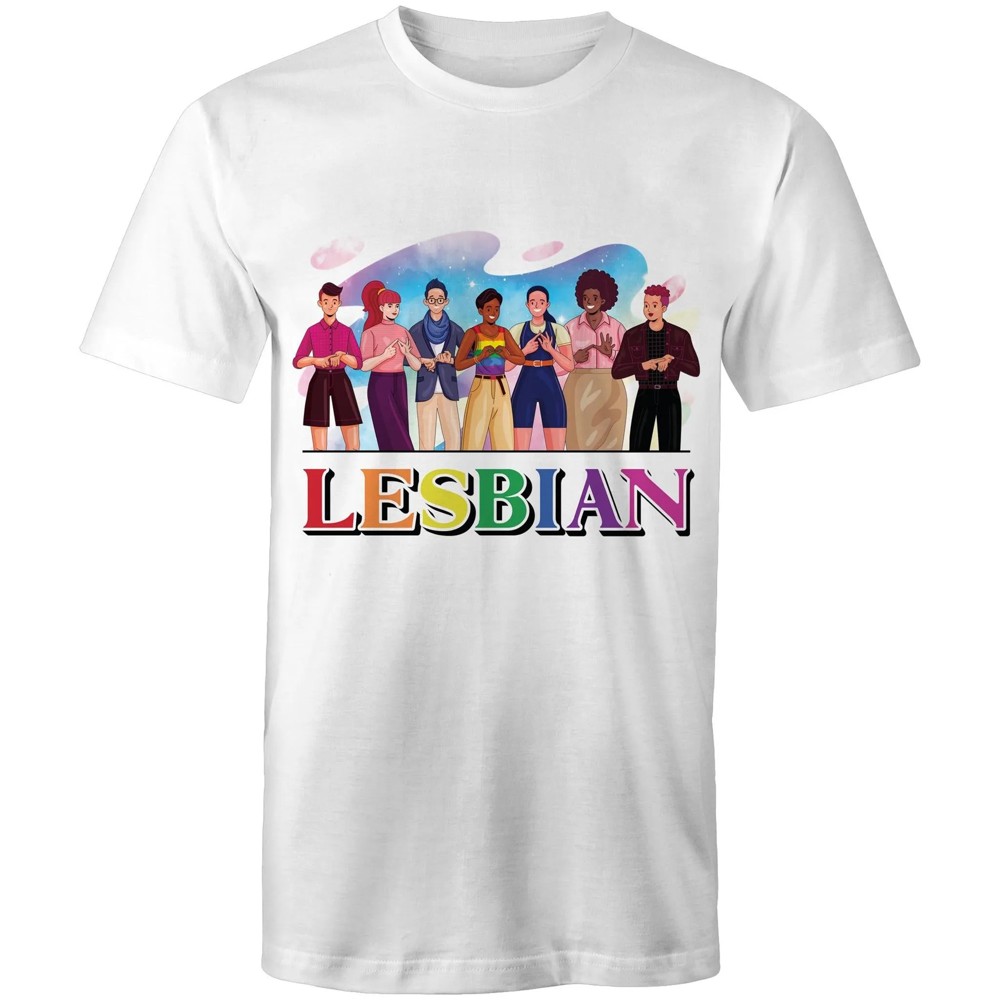 Auslan LESBIAN T-Shirt Unisex (L020)