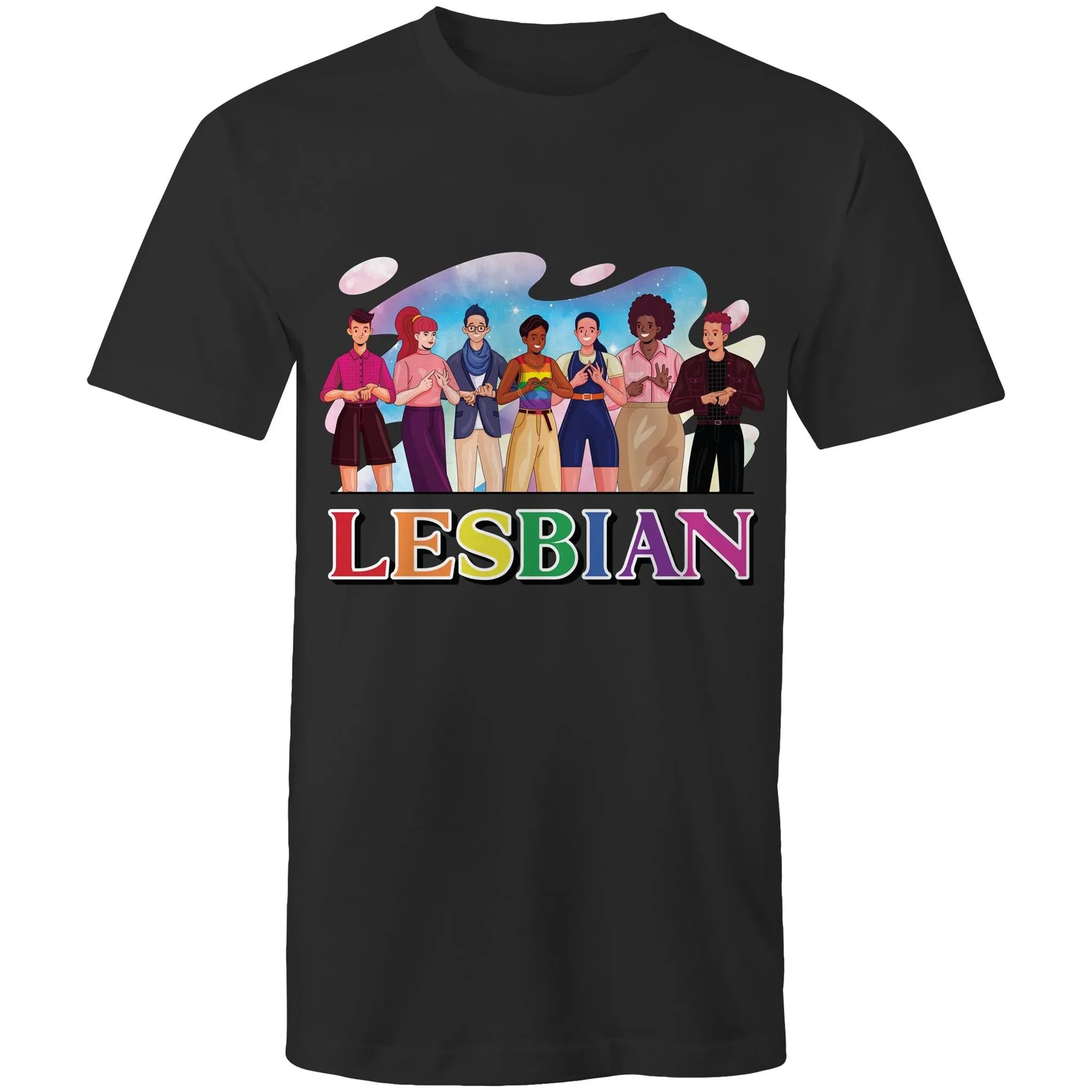 Auslan LESBIAN T-Shirt Unisex (L020)