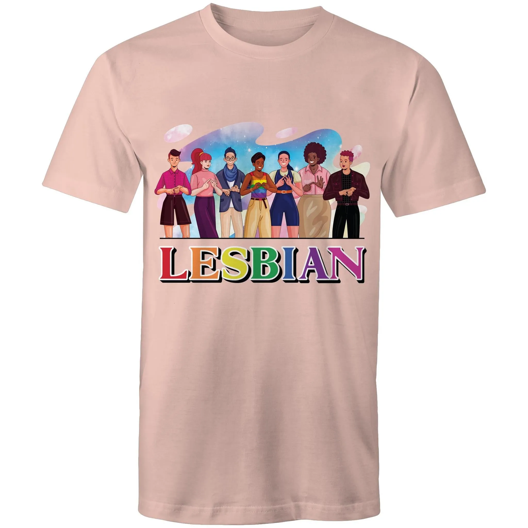 Auslan LESBIAN T-Shirt Unisex (L020)