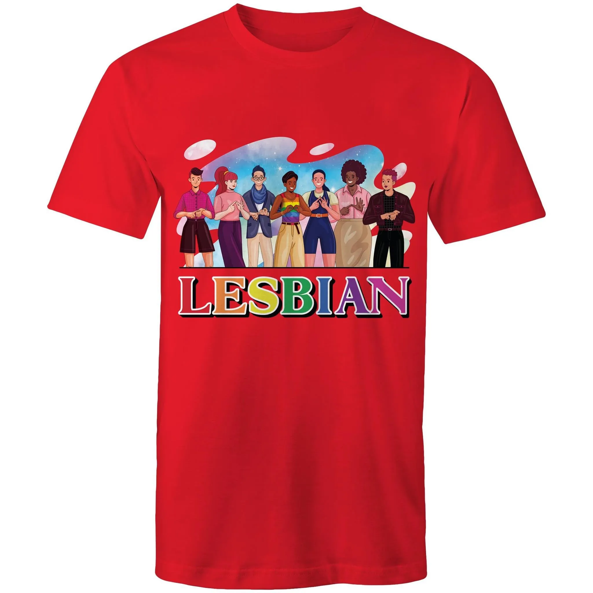 Auslan LESBIAN T-Shirt Unisex (L020)