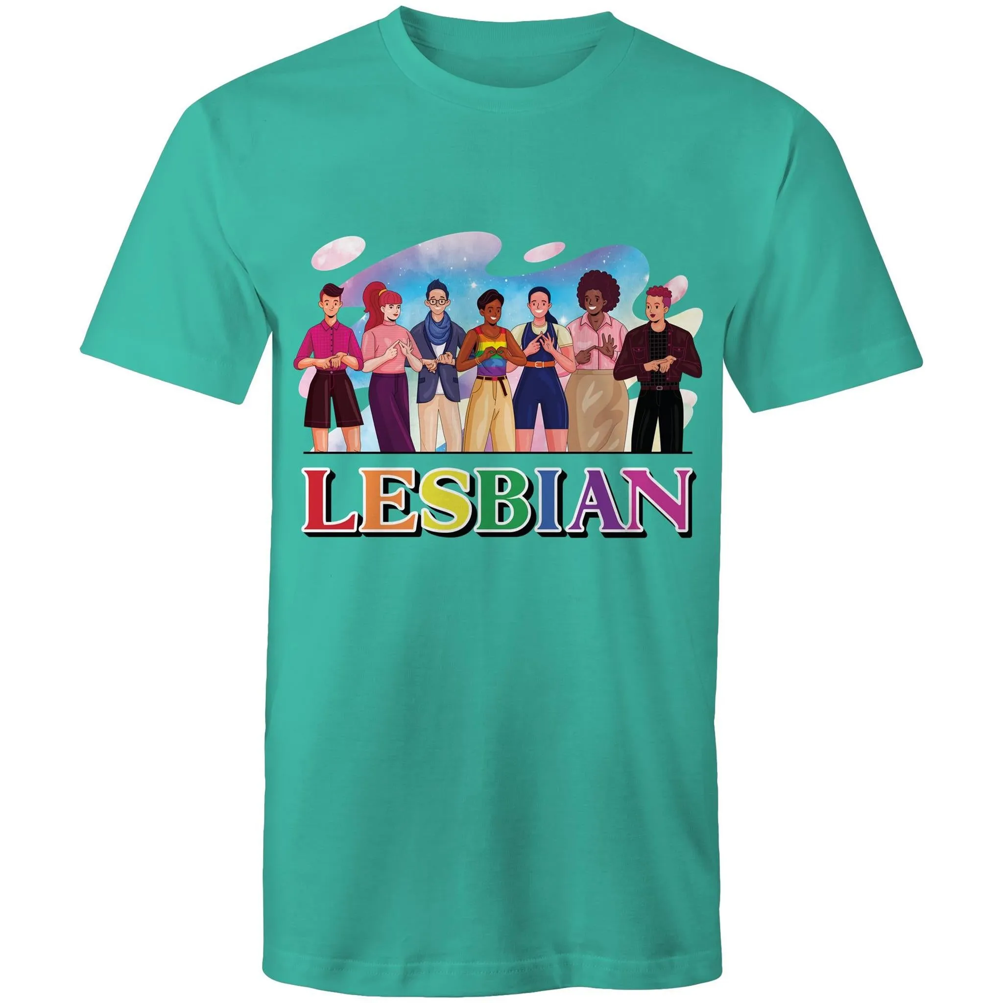 Auslan LESBIAN T-Shirt Unisex (L020)