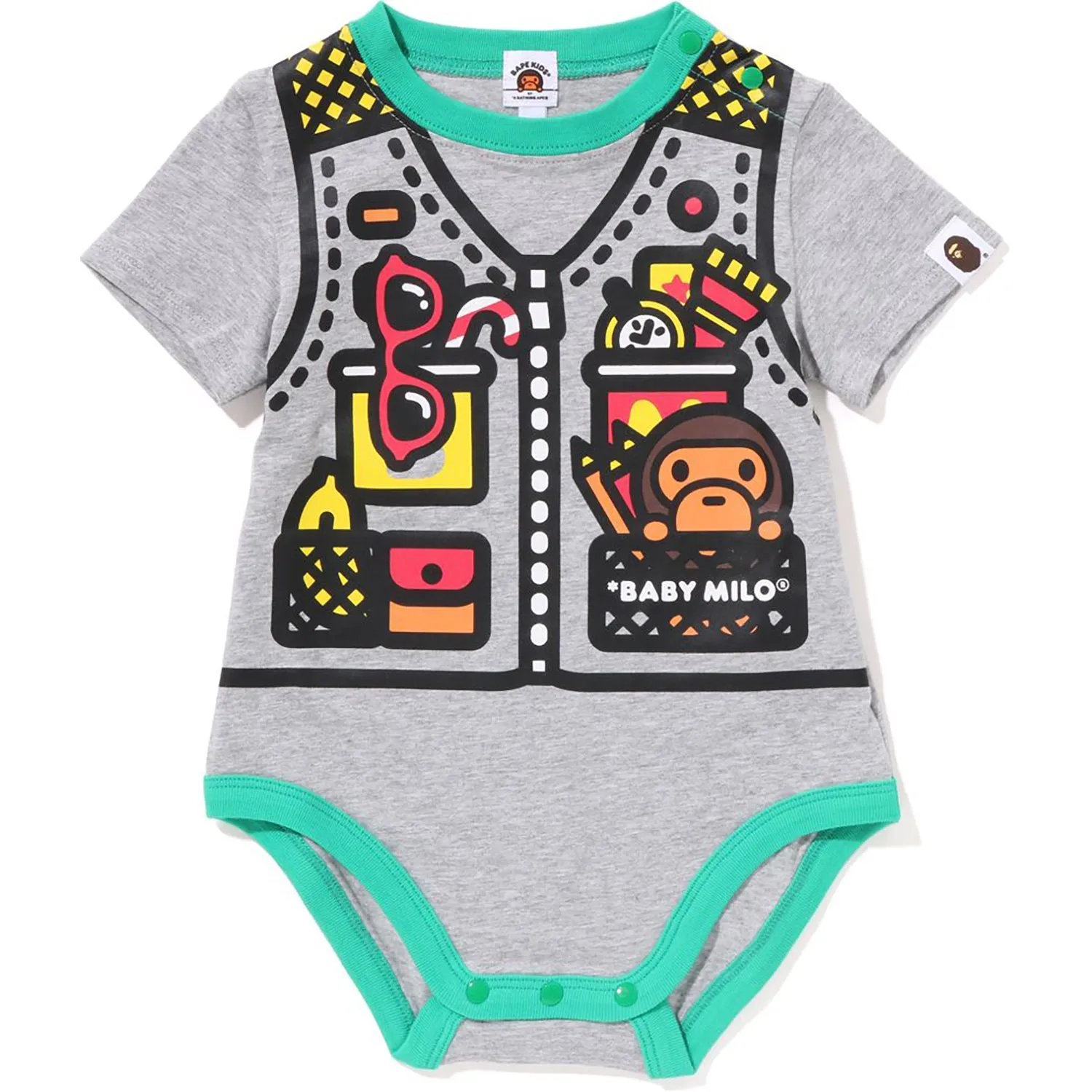 BABY MILO VEST PRINT BODYSUIT KIDS