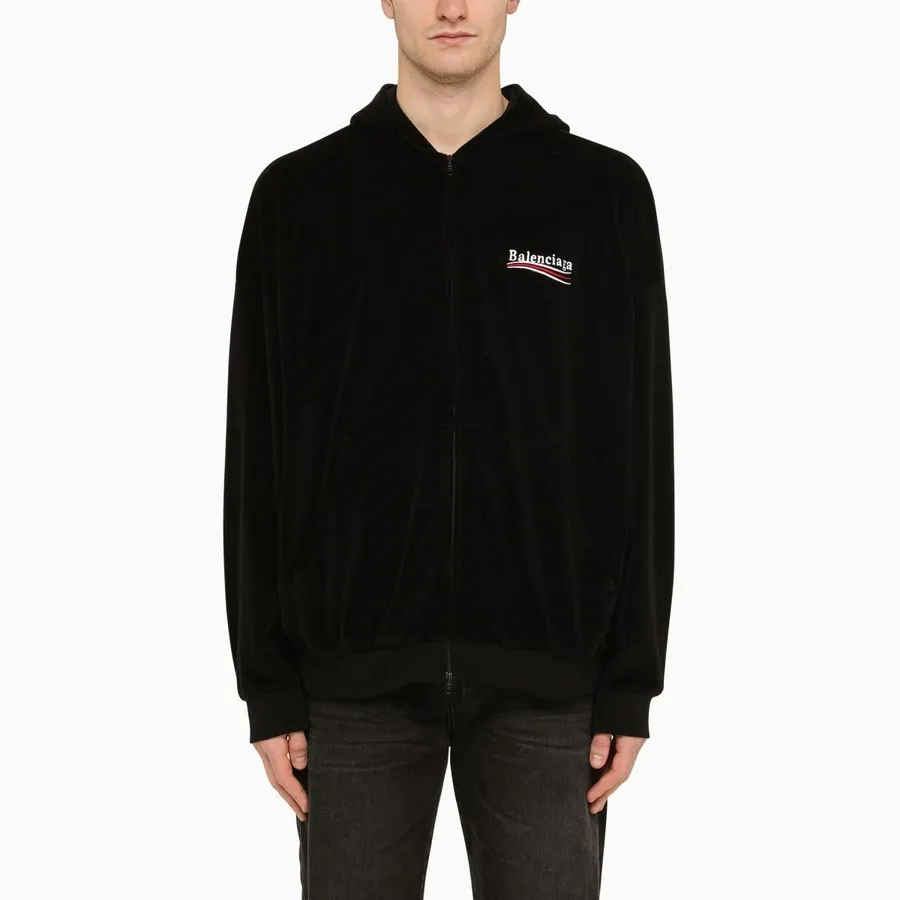 BALENCIAGA  |Street Style Cotton Oversized Logo Luxury Hoodies