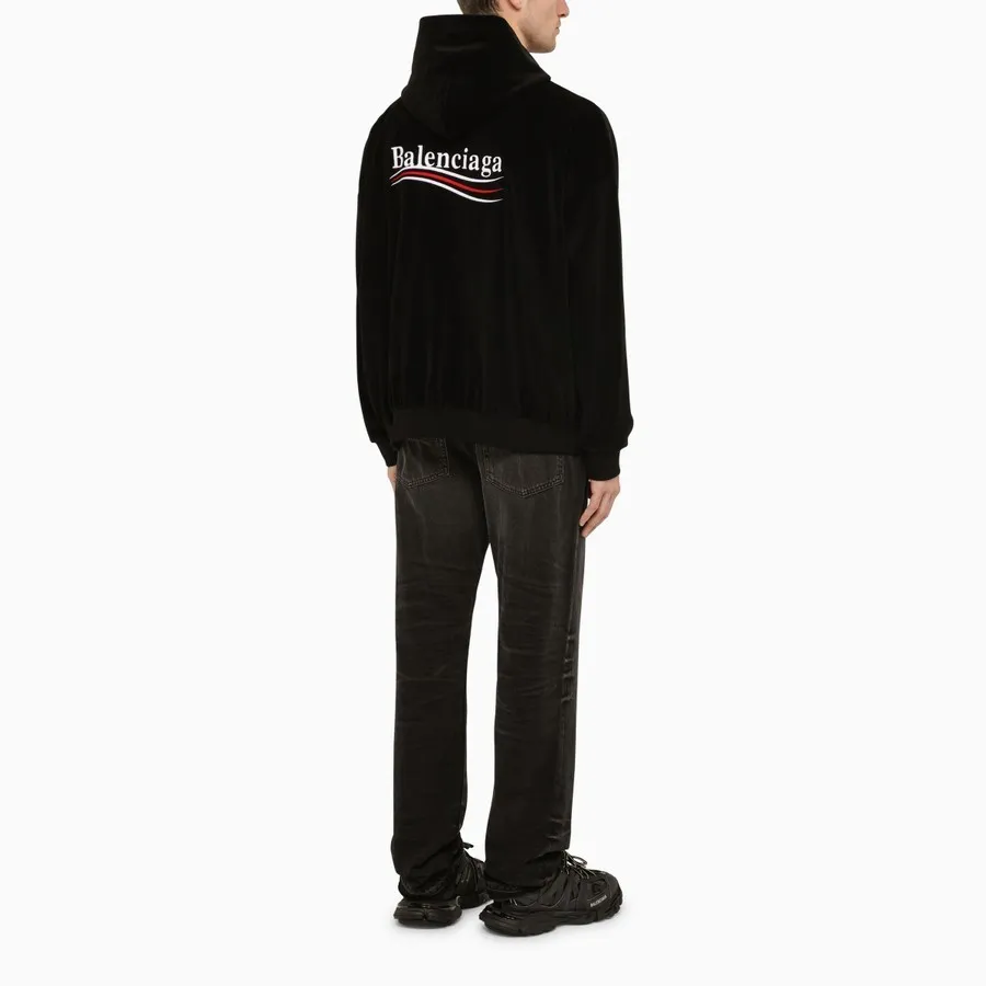 BALENCIAGA  |Street Style Cotton Oversized Logo Luxury Hoodies