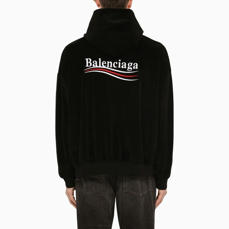 BALENCIAGA  |Street Style Cotton Oversized Logo Luxury Hoodies