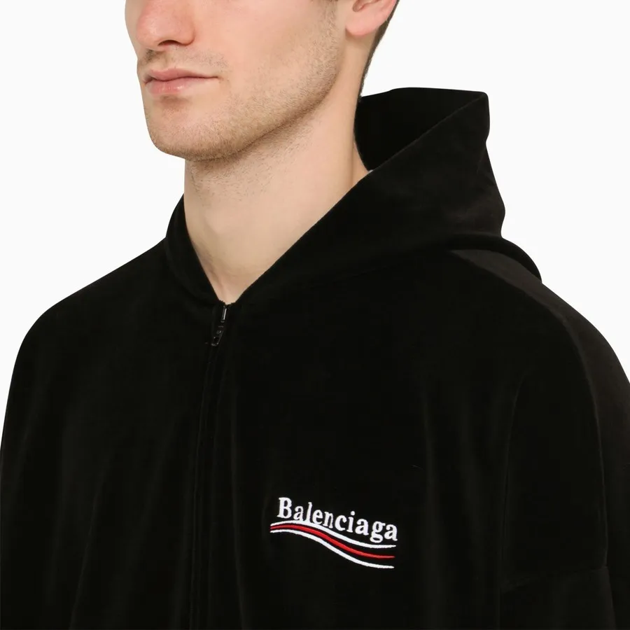 BALENCIAGA  |Street Style Cotton Oversized Logo Luxury Hoodies