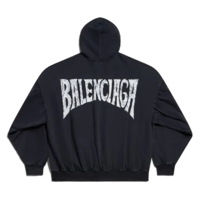 BALENCIAGA  |Unisex Long Sleeves Plain Cotton Oversized Logo