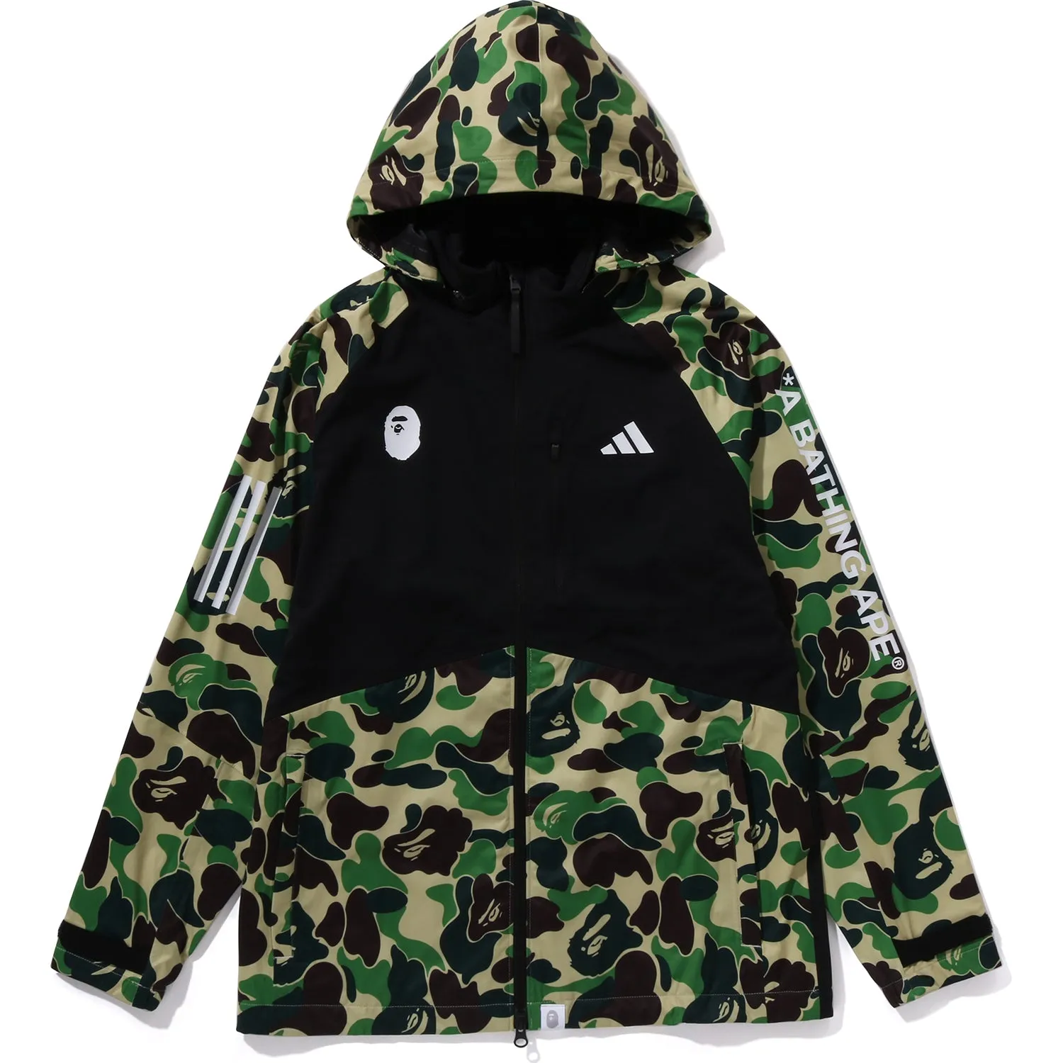 BAPE X ADIDAS GOLF ABC CAMO JACKET MENS