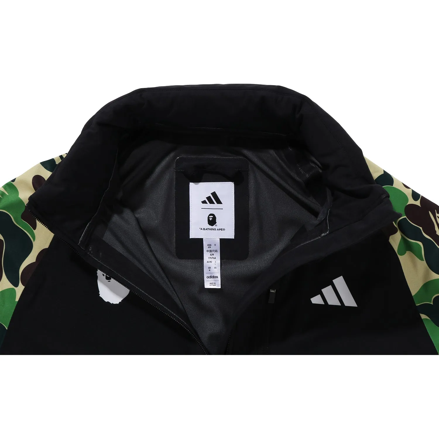 BAPE X ADIDAS GOLF ABC CAMO JACKET MENS