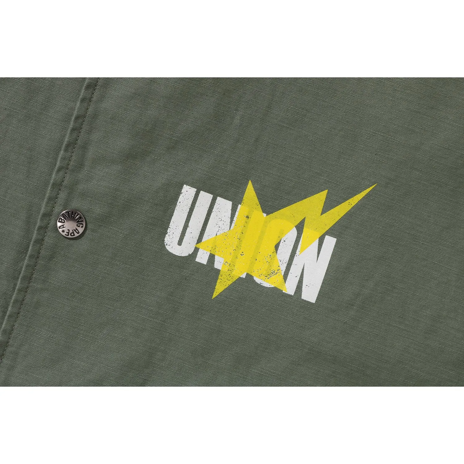 BAPE X UNION PIGMENT DYED COACH JACKET MENS