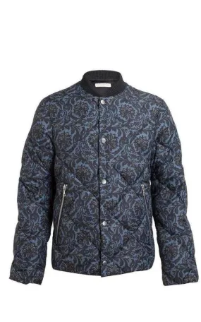 Blue Paisley Quilted Jacket