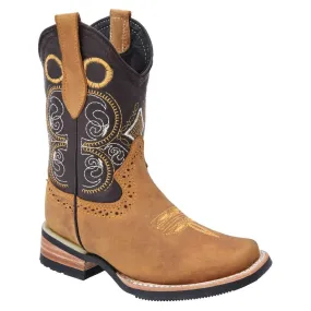 Botas vaqueras para ninos KS-WD0395 - Kids Western Boots