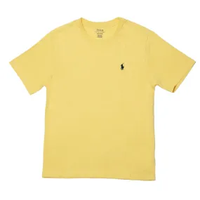 BOY T-SHIRT WITH LOGO EMBROIDERED Kid Yellow