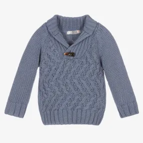 Boys Blue Cotton Sweater