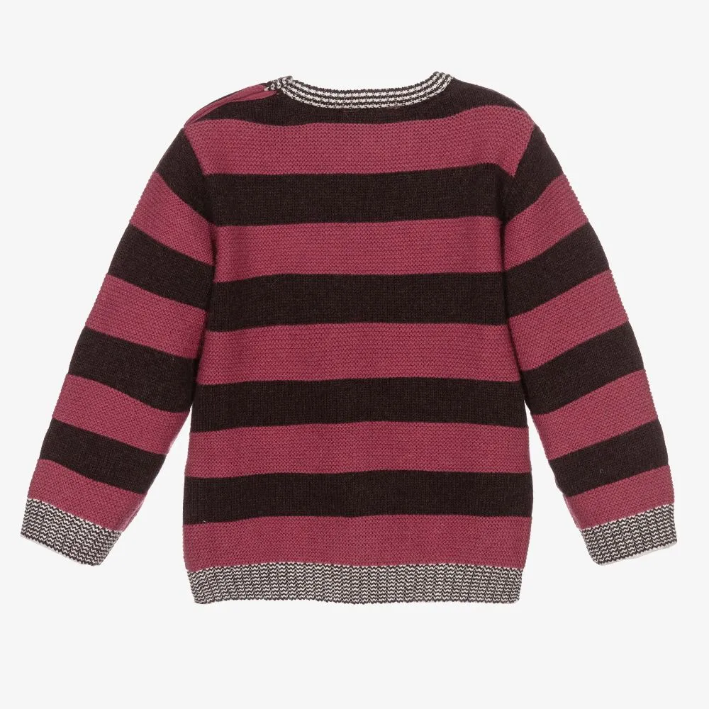 Boys Striped Cotton Sweater