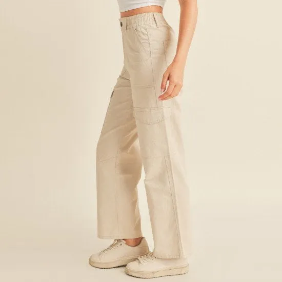 Brake The rules Wide Leg Cargo Pants