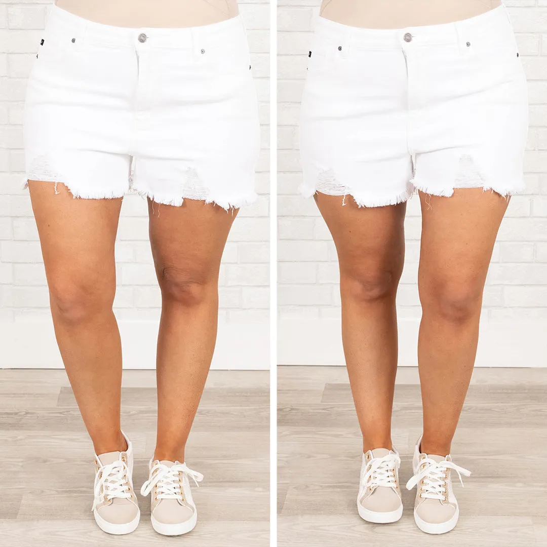 Capture The Sunshine Shorts, White