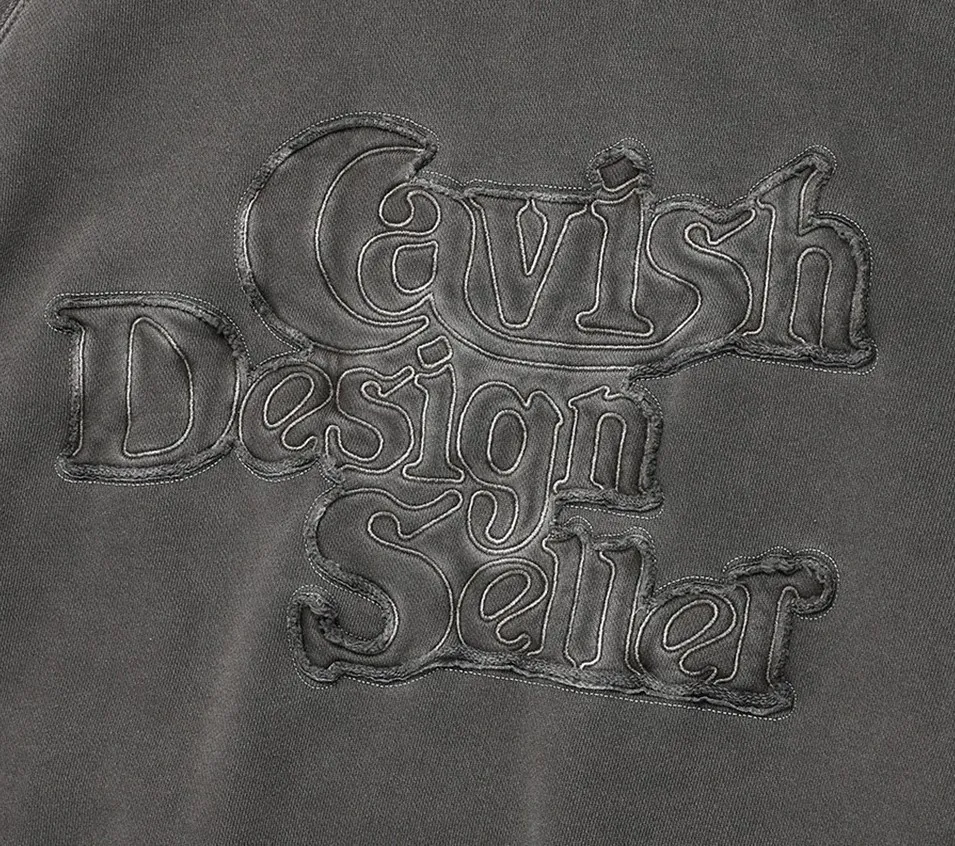 CAVISH  |Unisex Street Style Long Sleeves Logo Hoodies