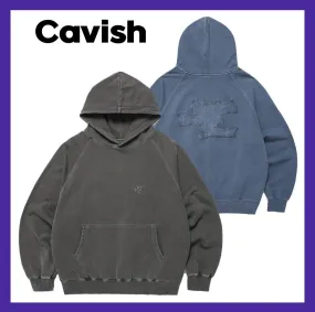 CAVISH  |Unisex Street Style Long Sleeves Logo Hoodies