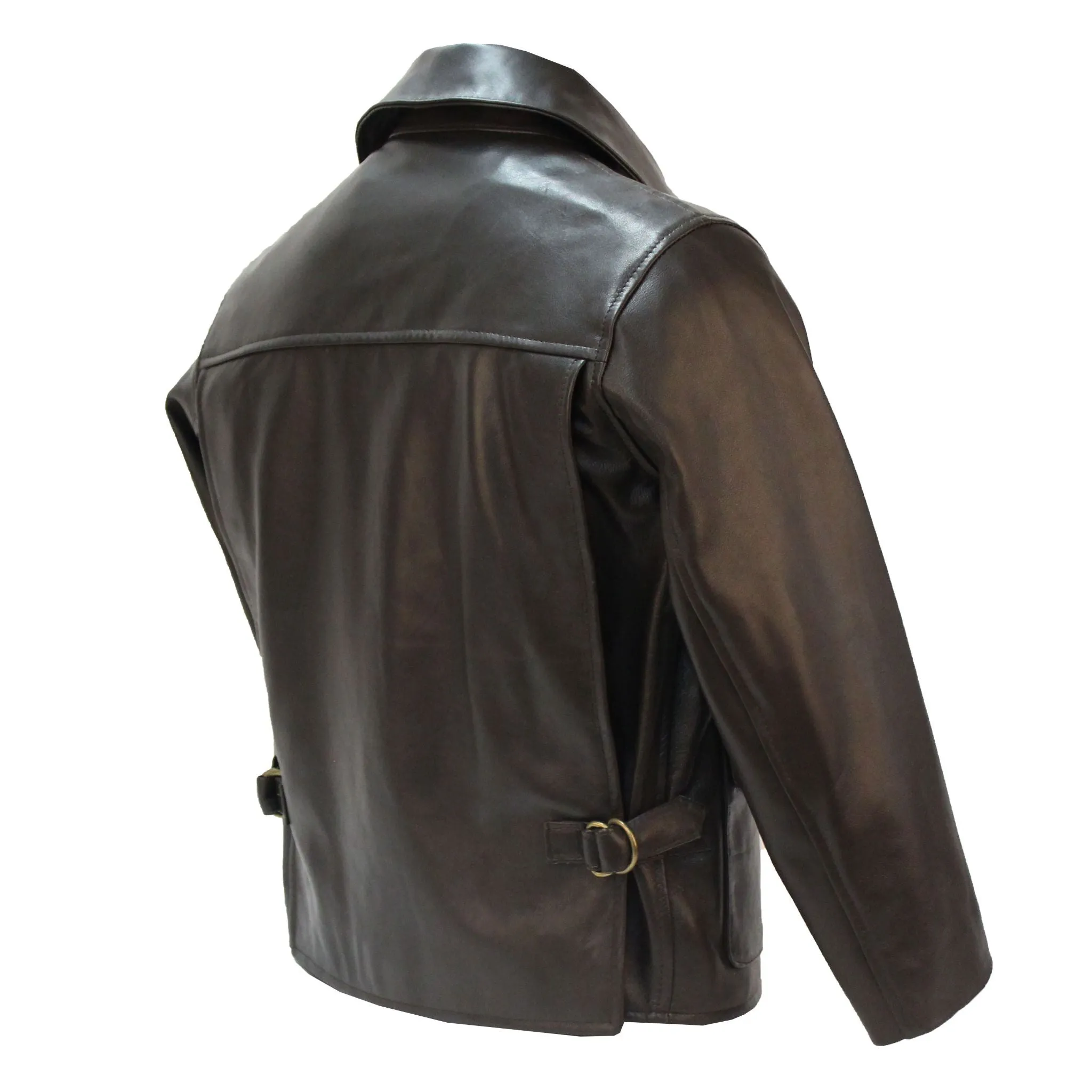 Children's Junior Raiders Brown Lambskin Leather Jacket Sizes 22 - 34