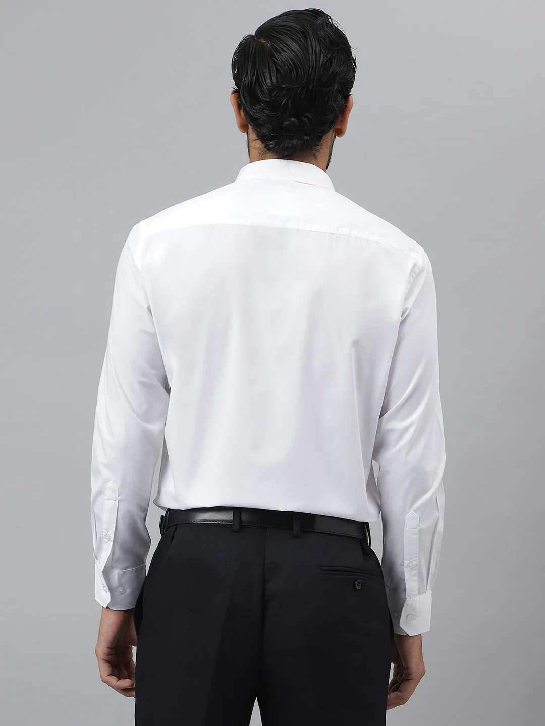 Classic Regular Fit White Shirt - Pristine (Pack of 3)