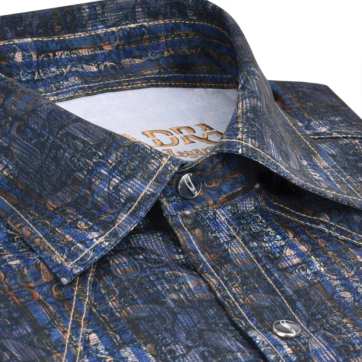 CMRJ609 - Cuadra denim cowboy fashion cotton shirt for men