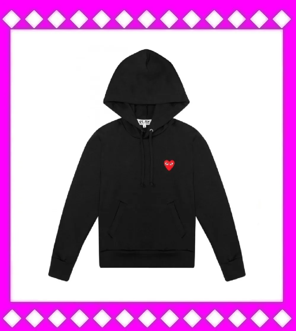 COMME des GARCONS  |Heart Unisex Long Sleeves Cotton Hoodies & Sweatshirts