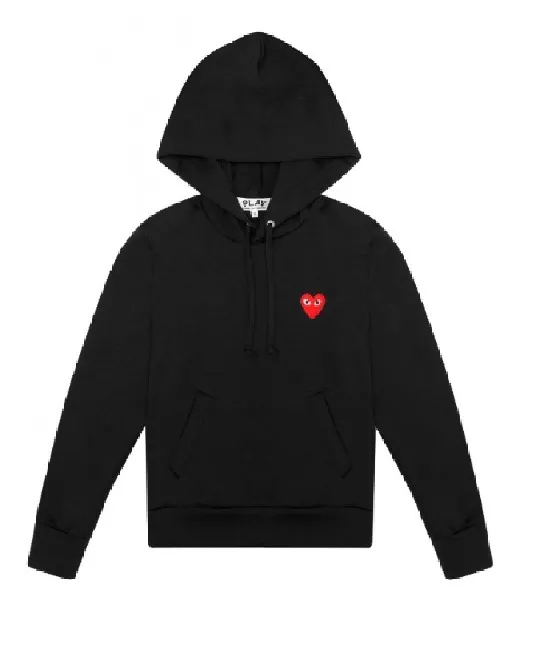 COMME des GARCONS  |Heart Unisex Long Sleeves Cotton Hoodies & Sweatshirts