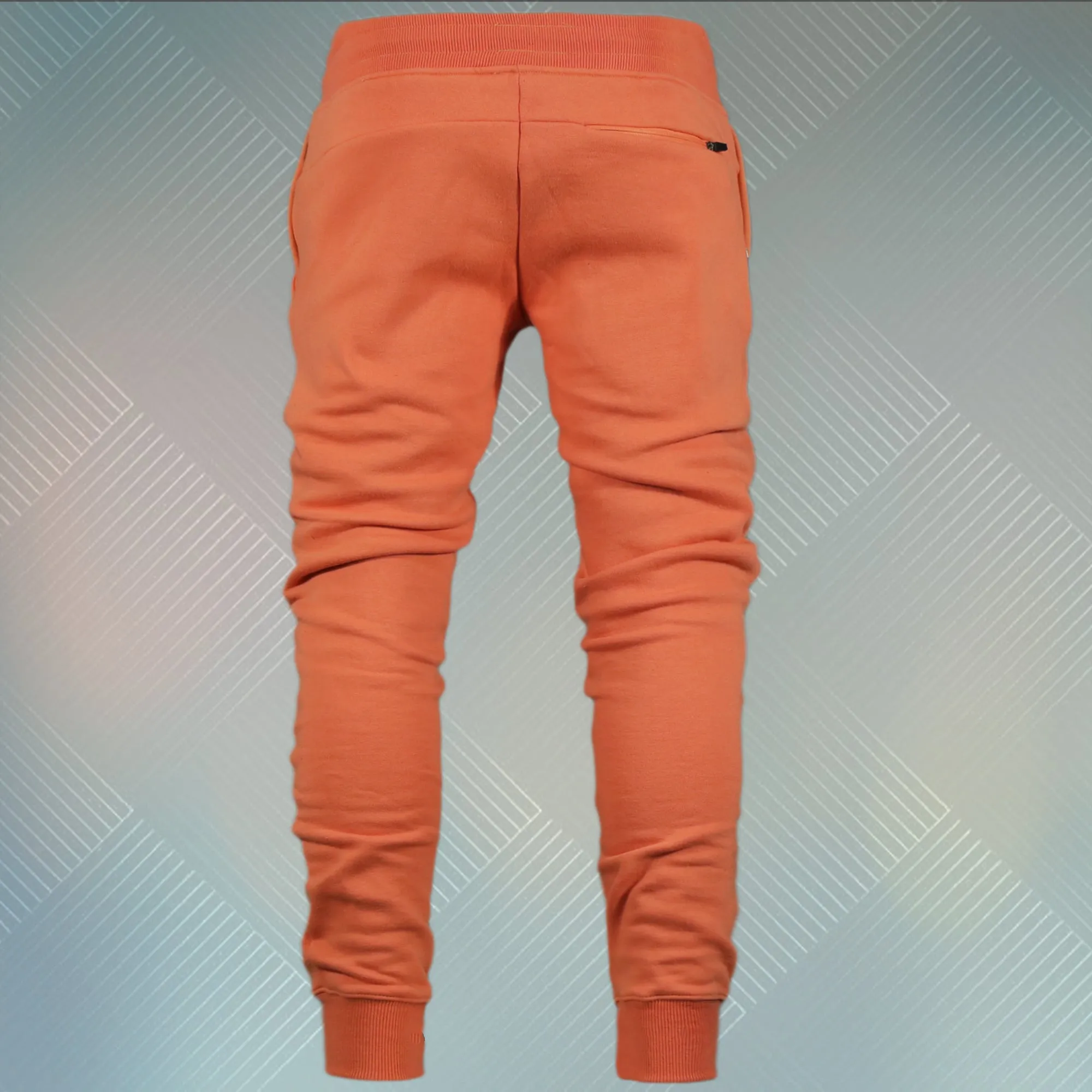 Coral Unbasic Fleece Stash Pocket Sunset Park Tapered Jogger Pants | Fleece Coral Sweatpants