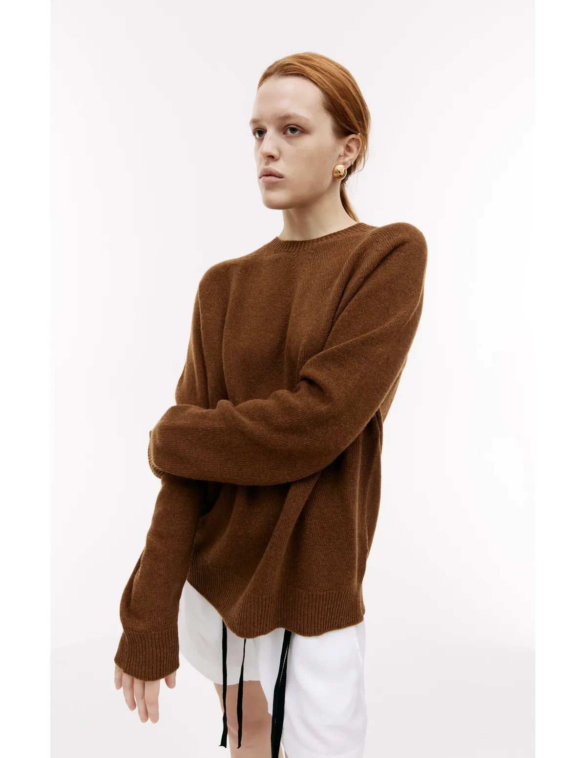 Crewneck Sweater - Brown