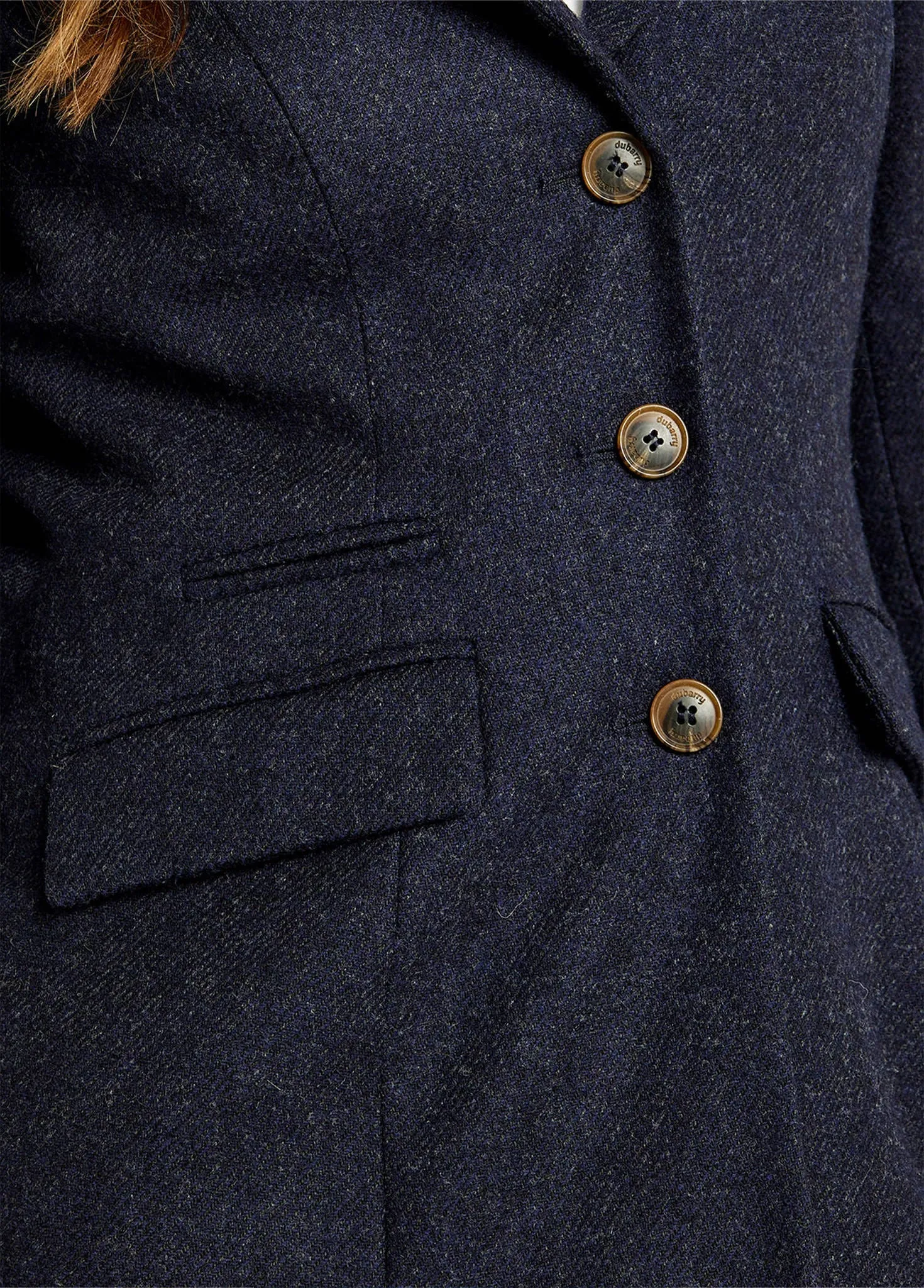 Darkhedge Tweed Jacket - Navy