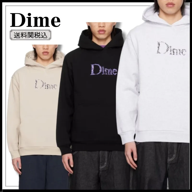 Dime  |Unisex Street Style Cotton Logo Skater Style Hoodies