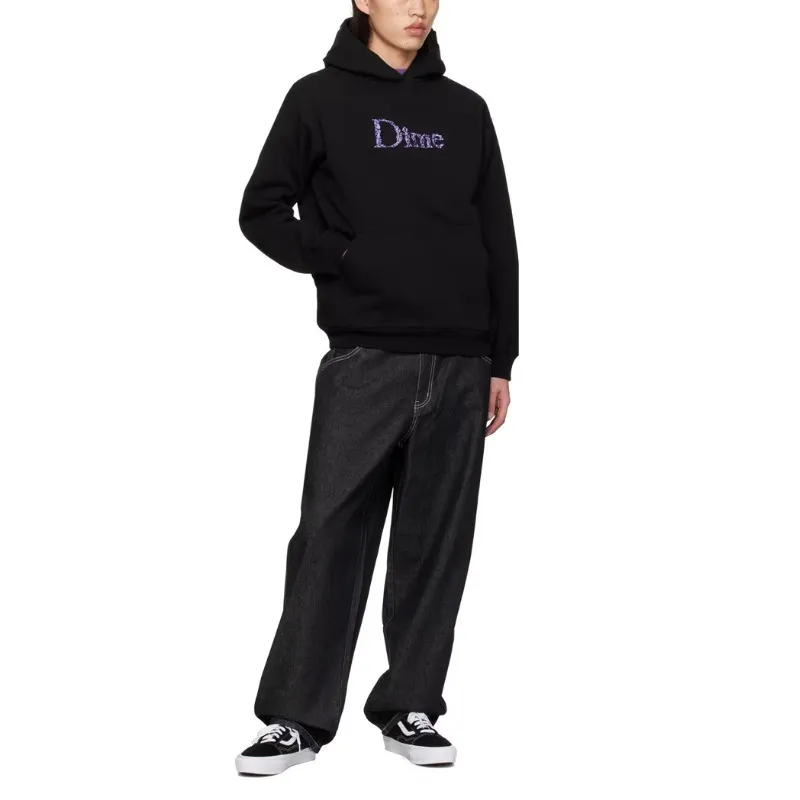 Dime  |Unisex Street Style Cotton Logo Skater Style Hoodies