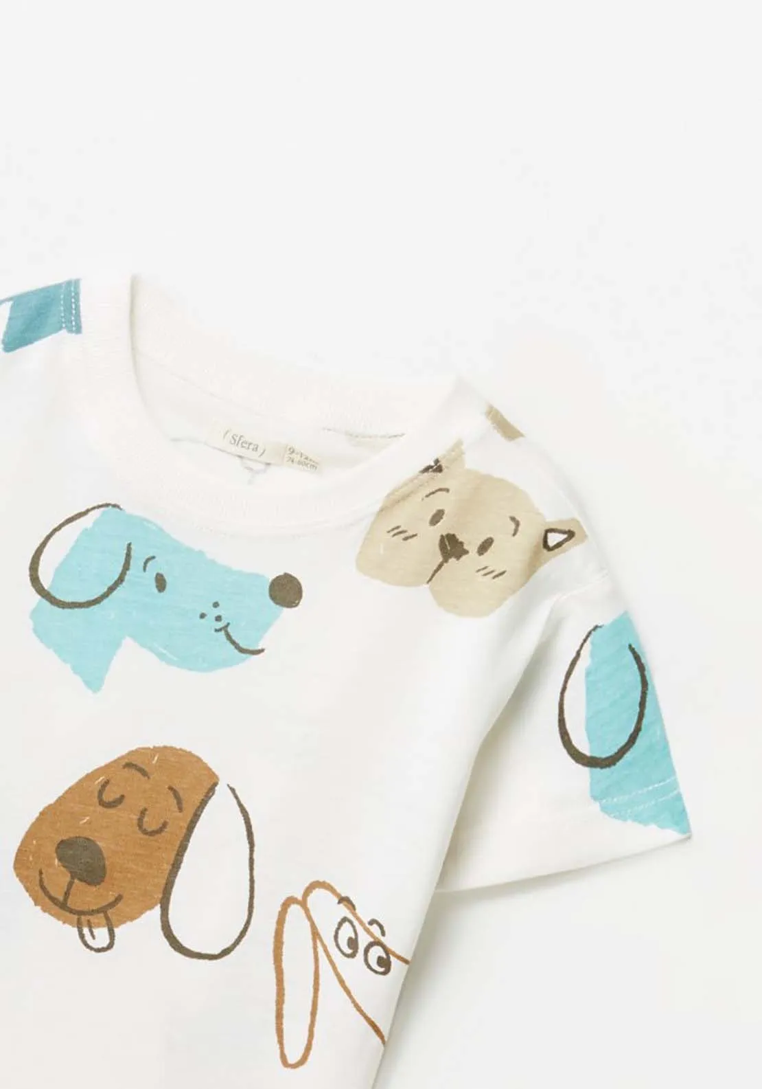 Dog T-Shirt - Cream