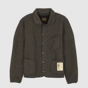 Double RL Wool-Cotton All Purpose  Cardigan Jacket