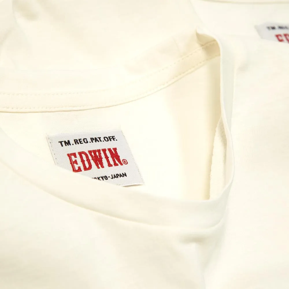 Edwin Classic Crew TeesOff White