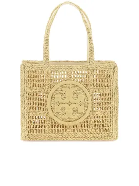 Ella Crochet Raffia Tote Bag